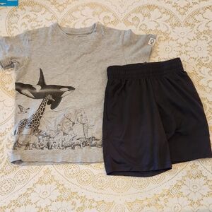Cat & Jack Black Drawstring Shorts